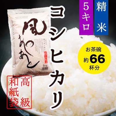 コシヒカリ5㎏(ギフト袋)画像