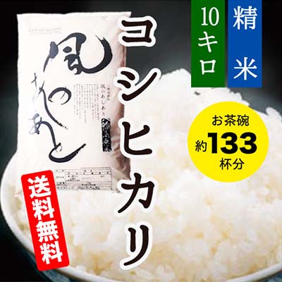 コシヒカリ10㎏送料無料画像