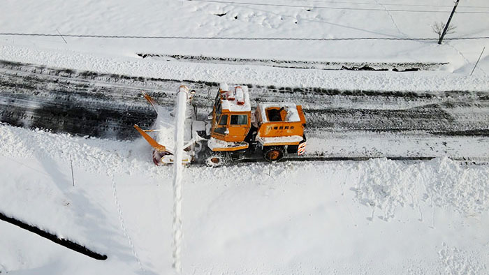 除雪作業画像